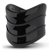 Черное эрекционное кольцо на мошонку Beef Ball Stretcher Snug X Long - Blush Novelties - в Иваново купить с доставкой