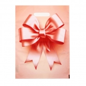 Пакет с принтом в виде банта с вырубной ручкой (30х40 см) - Сима-Ленд - купить с доставкой в Иваново