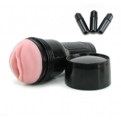 Мастурбатор-вагина Fleshlight - Vibro Pink Lady Touch с вибрацией - Fleshlight - в Иваново купить с доставкой
