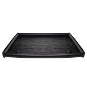 Черная виниловая простынь с надувными краями Nuru Inflatable Vinyl Massage Sheet - XR Brands - купить с доставкой в Иваново