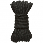 Черная верёвка для связывания и фиксации Bind Tie - 9,14 м. - Doc Johnson - купить с доставкой в Иваново
