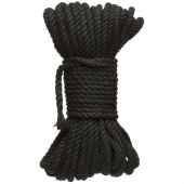 Черная верёвка для связывания и фиксации Bind Tie - 15,24 м. - Doc Johnson - купить с доставкой в Иваново
