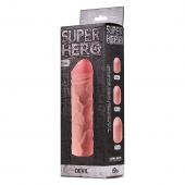 Фаллоудлинитель SUPER HERO Dewil - 17,5 см. - Lola Games - в Иваново купить с доставкой