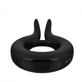 Черное эрекционное кольцо Marry Me Rechargeable Vibrating Cockring - Adrien Lastic - в Иваново купить с доставкой
