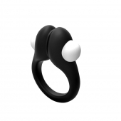 Черное эрекционное кольцо Zippy Vibrating Ring With Bullet - Adrien Lastic - в Иваново купить с доставкой