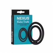 Черное двойное эрекционное кольцо Nexus Enduro Double - Nexus Range - в Иваново купить с доставкой