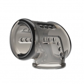 Дымчатая насадка на пенис и мошонку - Baile - в Иваново купить с доставкой