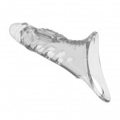 Прозрачная насадка на пенис - 22 см. - Baile - в Иваново купить с доставкой