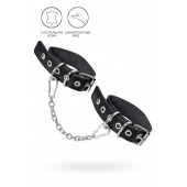 Черные оковы из одного ремешка с люверсами - Pecado - купить с доставкой в Иваново