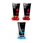 Набор из 3 лубрикантов JUJU (увлажняющий, клубника, малина) - JuJu - купить с доставкой в Иваново