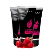 Набор из 3 съедобных лубрикантов JUJU со вкусом малины - JuJu - купить с доставкой в Иваново