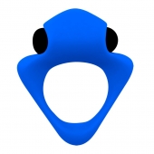 Синее эрекционное кольцо Wooomy Tribeс с вибрацией - Adrien Lastic - в Иваново купить с доставкой