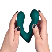 Темно-бирюзовый вибромассажер простаты Solstice X - Magic Motion - в Иваново купить с доставкой