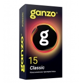 Классические презервативы с обильной смазкой Ganzo Classic - 15 шт. - Ganzo - купить с доставкой в Иваново