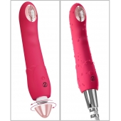 Малиновая насадка на душ с вибрацией Showers to orgasm - 20,1 см. - Orion - купить с доставкой в Иваново