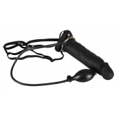 Полый страпон с эффектом увеличения Inflatable Strap-On - 18,5 см. - Orion - купить с доставкой в Иваново