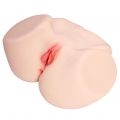 Мастурбатор-полуторс с двойным слоем материала и вибрацией Jenny Onahole Real Vagina - KOKOS - в Иваново купить с доставкой