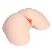 Мастурбатор-полуторс с двойным слоем материала и вибрацией Jenny Onahole Real Hips - KOKOS - в Иваново купить с доставкой