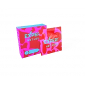 Презервативы с разогревающим эффектом Expert Hot Love - 3 шт. - Expert - купить с доставкой в Иваново