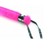 Нежная плеть с розовым мехом BDSM Light - 43 см. - БДСМ Арсенал - купить с доставкой в Иваново