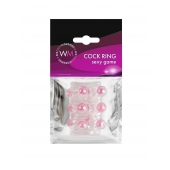 Прозрачная сквозная насадка на пенис с цветными шариками - Erowoman-Eroman - в Иваново купить с доставкой