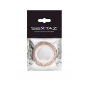 Эрекционное кольцо с бежевыми «ресничками» - Sextaz - в Иваново купить с доставкой