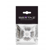 Эластичное эрекционное кольцо с черными «ресничками» - Sextaz - в Иваново купить с доставкой