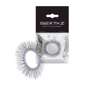 Круглое эрекционное кольцо с «ресничками» - Sextaz - в Иваново купить с доставкой