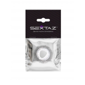 Эластичное эрекционное кольцо с длинными черными «ресничками» - Sextaz - в Иваново купить с доставкой