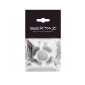 Эластичное кольцо с «ресничками» и 4 шариками - Sextaz - в Иваново купить с доставкой