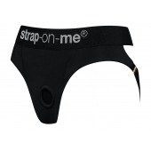 Черные трусики для насадок Heroine Lingerie Harness - size XL - Strap-on-me - купить с доставкой в Иваново