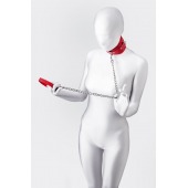 Красный ошейник с подкладкой из меха - ToyFa - купить с доставкой в Иваново