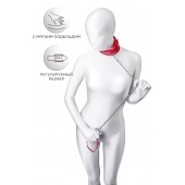 Красный ошейник с подкладкой из меха - ToyFa - купить с доставкой в Иваново