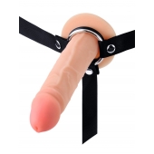 Мужской полый страпон на регулируемых ремнях - 18,5 см. - Sex Expert - купить с доставкой в Иваново