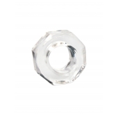 Прозрачное эрекционное кольцо в форме гайки - Sex Expert - в Иваново купить с доставкой