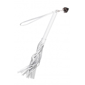 Белая кожаная плеть - 50 см. - Pecado - купить с доставкой в Иваново