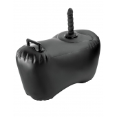 Черное надувное кресло с платформой для фиксации дилдо Body Dock Inflatable Love Seat - Pipedream - купить с доставкой в Иваново