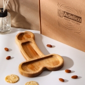 Деревянное блюдо для подачи в форме члена (25 х 16,5 х 1,7 см) - Сима-Ленд - купить с доставкой в Иваново