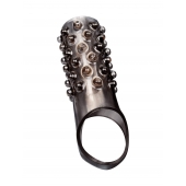 Дымчатая насадка на пенис с выпуклостями - 12 см. - Sex Expert - в Иваново купить с доставкой