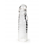 Прозрачная закрытая насадка на член - 15 см. - Sex Expert - в Иваново купить с доставкой