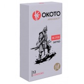 Точечные презервативы OKOTO Dotted - 12 шт. - Sitabella - купить с доставкой в Иваново