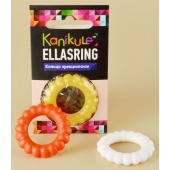 Цветное рельефное эрекционное кольцо Ellasring - Sitabella - в Иваново купить с доставкой