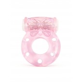 Розовое эрекционное виброкольцо с бабочкой - 1137 - в Иваново купить с доставкой
