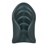 Серый сквозной мастурбатор с вибрацией Manwan Starter - Manwan - в Иваново купить с доставкой