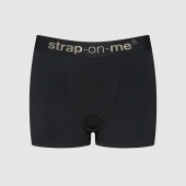 Черные трусики-боксеры для фиксации насадок Strap-on-me Harness Lingerie Allure - size L - Strap-on-me - купить с доставкой в Иваново