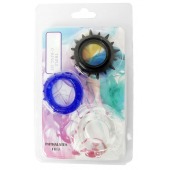 Набор из 3 эрекционных колец разного цвета и рельефа - Boys of Toys - в Иваново купить с доставкой