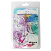 Набор из 3 эрекционных прозрачных колец - Boys of Toys - в Иваново купить с доставкой