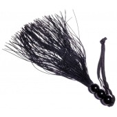 Черная силиконовая плетка - 25,4 см. - Boys of Toys - купить с доставкой в Иваново