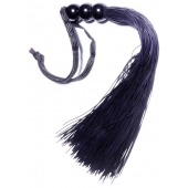 Черная силиконовая плетка - 25,4 см. - Boys of Toys - купить с доставкой в Иваново