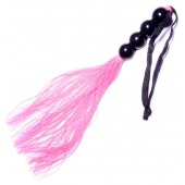 Розовая силиконовая плеть - 35,5 см. - Boys of Toys - купить с доставкой в Иваново